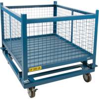 Dolly for Stacking Container, 48.5" W x 40-1/2" D x 10" H, 3000 lbs. Capacity Par Equipment