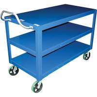 Ergo-Handle Cart, 4000 lbs. Capacity, Steel, 24-1/2" W x 41" H x 54-7/8" D, Lip Down MP119 | Par Equipment