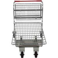 Nestable Wire Cart, Steel, 28-3/4" x 37-1/16" x 59-5/8", 275 lbs. Capacity MP135 | Par Equipment
