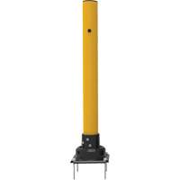 SlowStop<sup>®</sup> Drilled Flexible Rebounding Bollards, Steel, 42" H x 4" W, Yellow MP186 | Par Equipment