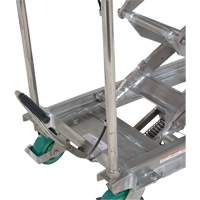 Manual Hydraulic Scissor Lift Table, 36-1/4" L x 19-3/8" W, Stainless Steel, 600 lbs. Capacity Par Equipment
