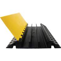Protecteur de c&acirc;ble droit robuste Powerhouse, 3 canaux, 36" lo x 19,75" la x 3" h Par Equipment