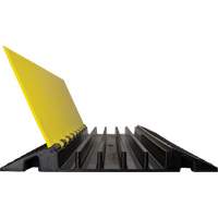 Protecteur de c&acirc;ble droit robuste Powerhouse, 5 canaux, 36" lo x 19,75" la x 2,25" h Par Equipment