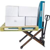 Manual Scissor Skid Lift, 27" L x 45-1/4" W, Steel, 3300 lbs. Capacity MP566 | Par Equipment