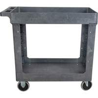 Utility Service Cart, 2 Tiers, 16-1/2" x 32-1/2" x 34-1/2", 550 lbs. Capacity Par Equipment