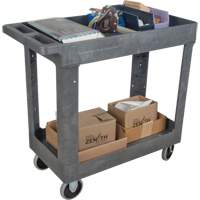 Utility Service Cart, 2 Tiers, 16-1/2" x 32-1/2" x 34-1/2", 550 lbs. Capacity Par Equipment