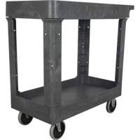 Utility Service Cart, 2 Tiers, 16-1/2" x 32-1/2" x 34-1/2", 550 lbs. Capacity Par Equipment