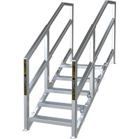 3-5 Step Telescopic Aluminum Smart Stairs Par Equipment