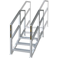 3-5 Step Telescopic Aluminum Smart Stairs Par Equipment