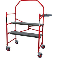 Buildman Portable Scaffold, 40-5/8" D x 4' H Par Equipment
