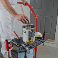Buildman Portable Scaffold, 40-5/8" D x 4' H Par Equipment