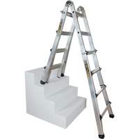 Telescoping Multi-Position Ladder, Aluminum, 300 lbs., CSA Grade 1A MP923 | Par Equipment