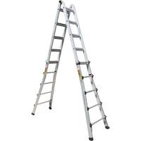 Telescoping Multi-Position Ladder, Aluminum, 300 lbs., CSA Grade 1A MP924 | Par Equipment