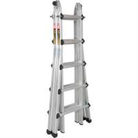 Telescoping Multi-Position Ladder, Aluminum, 300 lbs., CSA Grade 1A Par Equipment