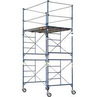 Complete Scaffold Tower with Casters, 69-1/2" D x 178" H Par Equipment
