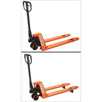 Low Profile Hydraulic Pallet Trucks, 48" L x 20.5" W, 3300 lbs. Cap. Par Equipment