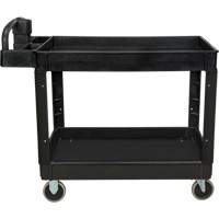 Chariot utilitaire, 2 tiers, 25-5/8" x 33-1/2" x 43-3/4", Capacit&eacute; 550 lb Par Equipment