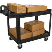 Chariot utilitaire, 2 tiers, 25-5/8" x 33-1/2" x 43-3/4", Capacit&eacute; 550 lb Par Equipment