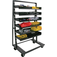 Single-Sided Heavy Duty A-Frame Cart with 6 Trays, 38" x 25" x 63", 2500 lbs. Capacity Par Equipment