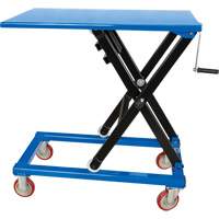 Manual Scissor Lift Table, 37-3/8" L x 23-5/8" W, Steel, 660 lbs. Capacity Par Equipment