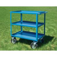 Outdoor Shelf Cart, 3 Tiers, 18" W x 39" H x 33" D, 1200 lbs. Capacity Par Equipment