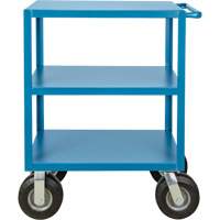 Outdoor Shelf Cart, 3 Tiers, 18" W x 39" H x 33" D, 1200 lbs. Capacity Par Equipment