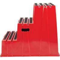 Industrial Step Stool, 3 Steps, 34-13/16" x 22-7/16" x 28-1/2" High Par Equipment