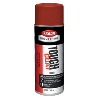 Tough Coat&reg; Acrylic Alkyd Enamel - Primer, Red Oxide, Very Flat, 12 oz., Aerosol Can Par Equipment