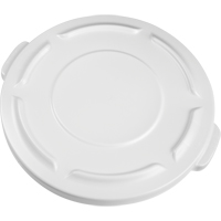 Couvercles ronds Brute, Couvercle plat, Plastique/Poly&eacute;thyl&egrave;ne, Convient aux contenants 19-7/8" dia. Par Equipment