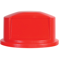 Couvercles ronds Brute, Couvercle bomb&eacute;, Plastique/Poly&eacute;thyl&egrave;ne, Convient aux contenants 22" dia. Par Equipment