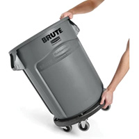 Brute<sup>®</sup> Dolly, Polyethylene, Black, Fits: 20 - 55 US Gal. NA704 | Par Equipment