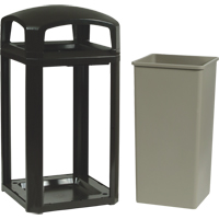 Cadre pour contenant Landmark Series Classique a/enveloppe rigide, Plastique, 50 gal. US Par Equipment