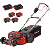 Cordless Lawn Mower, Push Walk-Behind, Battery Powered, 21" Cutting Width Par Equipment