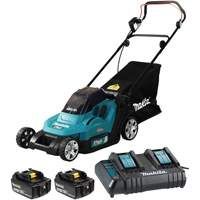 36V 5.0 Ah LXT Lawn Mower Kit, Push Walk-Behind, Battery Powered, 17" Cutting Width Par Equipment