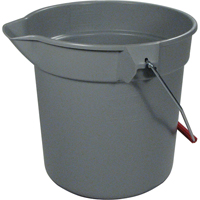 Brute<sup>®</sup> Bucket, 2.5 US Gal. (10 qt.) Capacity, Grey NB853 | Par Equipment