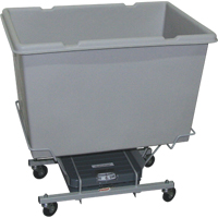Scale Carts, Polyethylene, 33" L x 23" W x 33" H, 7 cu. ft. Volume, 250 lbs. Capacity NC473 | Par Equipment