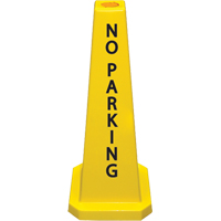 "No Parking" Lamba Traffic Cones, English Par Equipment