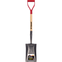 Pro Garden Spade, Wood, Forged Steel Blade, D-Grip Handle, 25-1/2" Long Par Equipment