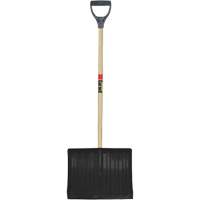 Nordic Snow Shovel, Polypropylene Blade, 17-3/4" Wide, D-Grip Handle Par Equipment