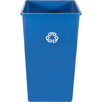 Recycling Station Container , Bulk, Plastic, 35 US gal. Par Equipment