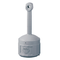 Smokers Cease-Fire&reg; Cigarette Butt Receptacle, Free-Standing, Plastic, 4 US gal. Capacity, 38-1/2" Height Par Equipment