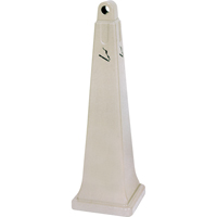 Groundskeeper Cigarette Waste Collectors, Free-Standing, Plastic, 1 US gal. Capacity, 39-3/4" Height Par Equipment