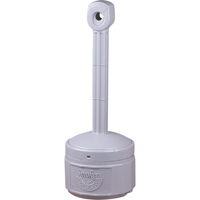 Smoker’s Cease-Fire<sup>®</sup> Cigarette Butt Receptacle, Free-Standing, Plastic, 1 US gal. Capacity, 30" Height NI701 | Par Equipment