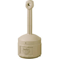 Smoker’s Cease-Fire<sup>®</sup> Cigarette Butt Receptacle, Free-Standing, Plastic, 1 US gal. Capacity, 30" Height NI702 | Par Equipment
