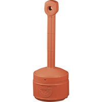Smoker’s Cease-Fire<sup>®</sup> Cigarette Butt Receptacle, Free-Standing, Plastic, 1 US gal. Capacity, 30" Height NI705 | Par Equipment