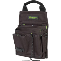 Tool Bag, Nylon, 7 Pockets, Black NID027 | Par Equipment