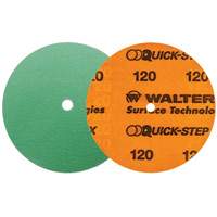 Quick-Step XX Sanding Disc, 6" Dia., 120 Grit, Ceramic Par Equipment