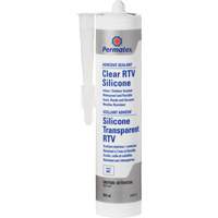 Scellant adhésif RTV transparent, 300 ml, Cartouche, Transparent NIR843 | Par Equipment