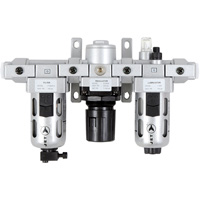 AFRLMI38 3-Piece Intermediate Air Filter, Regulator & Lubricator, 3/8" NPT Par Equipment