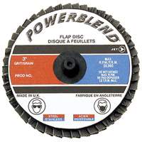 POWERBLEND Roll-on Flap Disc, 2" x Type R, Z120 Grit, Zirconia Alumina Par Equipment